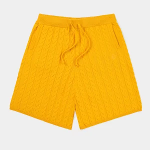 eric-emanuel-ee-cable-yellow-knit-short