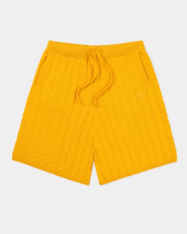 eric-emanuel-ee-cable-yellow-knit-short